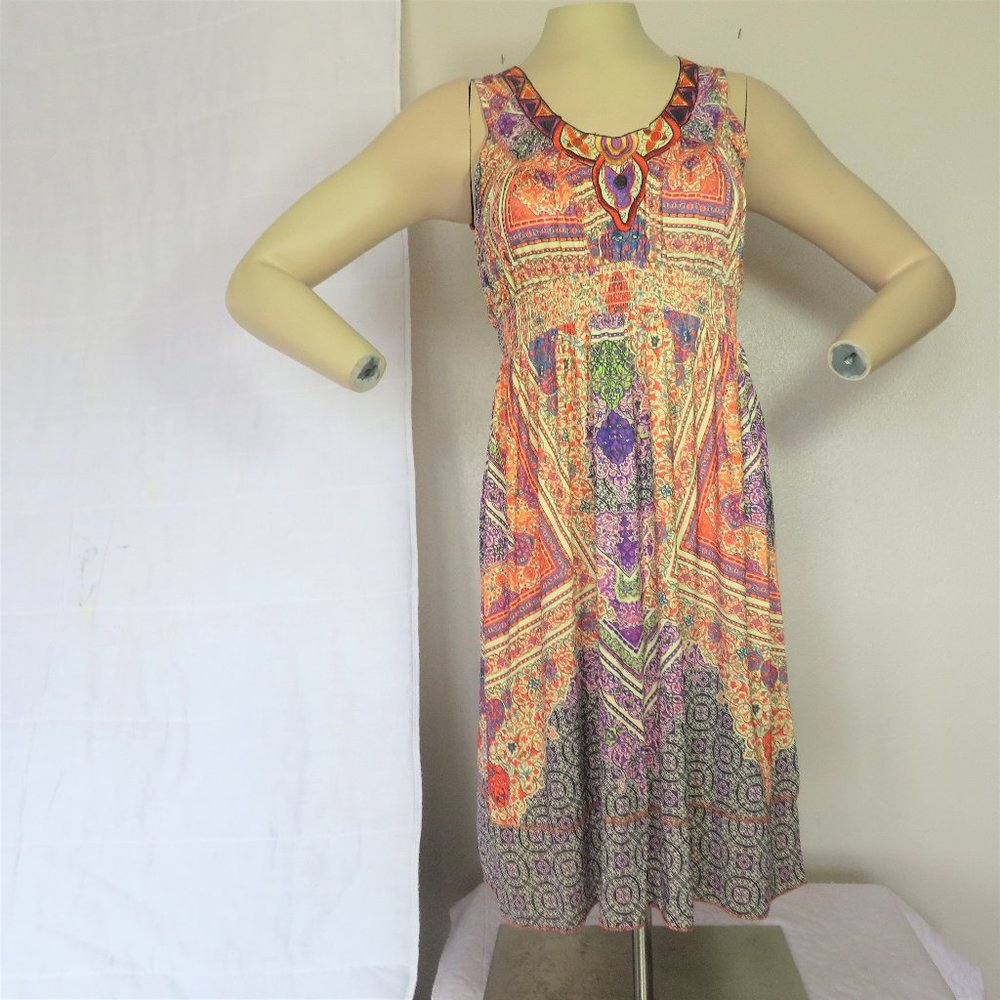 NWT One World Scoop Round Neckline Dress